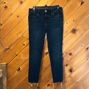 American Eagle Outfitters Dark Blue Skinny Jeans